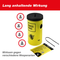 Capcană reutilizabilă pentru viespi SWISSINNO cu momeală, pentru utilizare la exterior 6