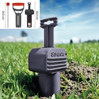 SWISSINNO Vole Trap PRO SuperCat Capcană pentru șoareci de câmp și cârtițe cu kit de accesorii - Capcană eficientă împotriva șoarecilor de câmp și a cârtițelor comune, declanșator patentat, sigură, reutilizabilă, 1 buc. capcană + 1 buc. kit 9