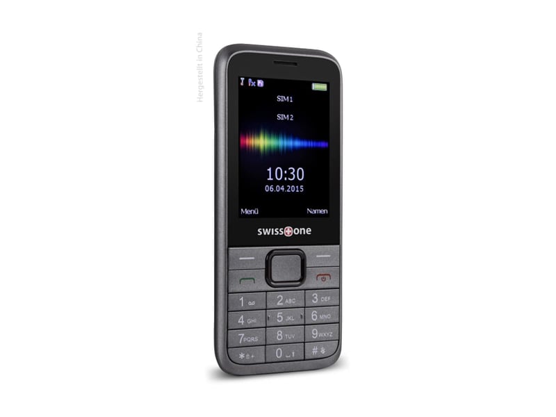 Mobilný telefón Swisstone SC 560 Dual SIM - čierny