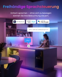 LED pásik SwitchBot RGBICWW 5 m, 72 LED/m, podpora Matter, Apple Home, Alexa a Google Home, 16 miliónov farieb, synchronizácia s hudbou, nepriame osvetlenie 6