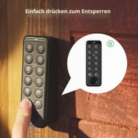 Inteligentná klávesnica na dvere SwitchBot Smart Keypad Touch, bezkľúčový prístup pomocou odtlačkov prstov, vodoodolnosť IP65, podpora virtuálnych hesiel, zabezpečenie domácnosti 3