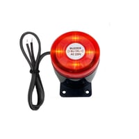 Switian 120 dB sigurnosna sirena s trepćućim crvenim LED svjetlom - 220V, vanjska/unutarnja 1