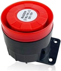 Switian 12V Vezetékes Mini Sziréna 120dB Biztonsági Riasztó Fény Hanggal 3
