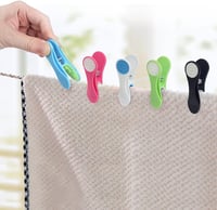 SWKJ Csipesz Szett 30db Multicolor Puha Fogantyúval Ruhacsipesz 4
