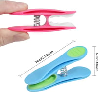 SWKJ Csipesz Szett 30db Multicolor Puha Fogantyúval Ruhacsipesz 2
