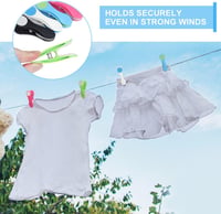 SWKJ Csipesz Szett 30db Multicolor Puha Fogantyúval Ruhacsipesz 5