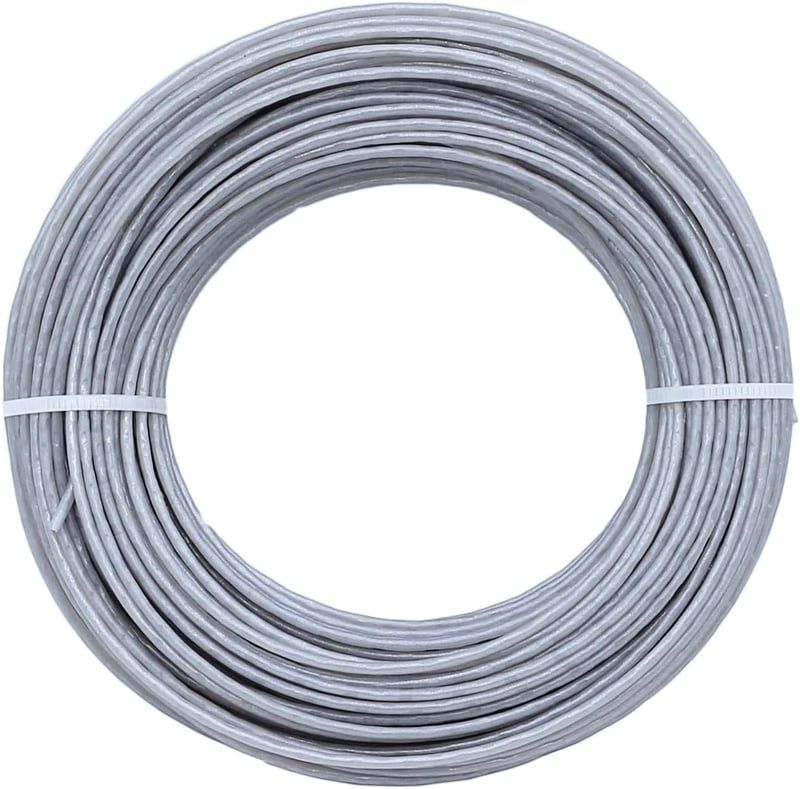 SWNKDG 48m Damil Bosch Fűkaszához - 1.6mm Szürke Nylon Vágószál Minden Jelenlegi Tekercshez Kompatibilis