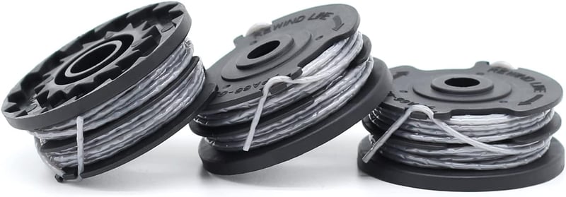 SWNKDG Damil Tekercs 3 db Bosch Szegélynyíróhoz F016800351 - 6m Hosszú 1.60mm Átmérő ART 24 27 30 36 LI Modellekhez