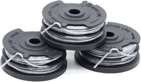 SWNKDG Damil Tekercs 3 db Bosch Szegélynyíróhoz F016800351 - 6m Hosszú 1.60mm Átmérő ART 24 27 30 36 LI Modellekhez 1