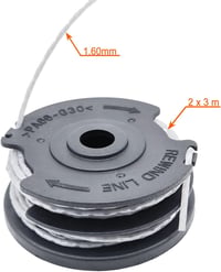 SWNKDG Damil Tekercs 3 db Bosch Szegélynyíróhoz F016800351 - 6m Hosszú 1.60mm Átmérő ART 24 27 30 36 LI Modellekhez 2