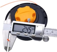 SWNKDG Fűkasza Fej M10 x 1.25 Bal Menet Automata Damil Tekercs Dupla Szálú Benzines Bozótvágó Fűnyíró Fejhez Nylon Damillal 5