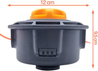 SWNKDG Fűkasza Fej M10 x 1.25 Bal Menet Automata Damil Tekercs Dupla Szálú Benzines Bozótvágó Fűnyíró Fejhez Nylon Damillal 4