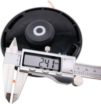 SWNKDG Fűkasza Fej M10 x 1.25 Bal Menetes Automata Damil Tekercs Dupla Szálú Nylon Damil Benzines Bozótvágó Fűnyíró Alkatrész 4