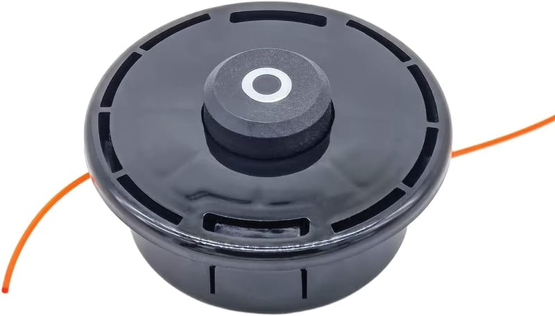 SWNKDG Fűkasza Fej M10 x 1.25 Bal Menetes Automata Damil Tekercs Dupla Szálú Nylon Damil Benzines Bozótvágó Fűnyíró Alkatrész