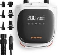 Swonder elektromos SUP pumpa 20 PSI, gyors felfújás, hordozható légpumpa 1