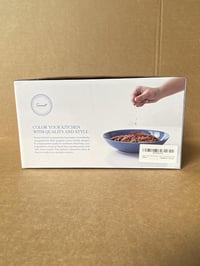 Swuut Kerámia Tésztás Tálkészlet 23 cm - 6 db 1180 ml Nagy Salátás Tál, Mikrohullámú Sütőben Használható, Mosogatógépben Mosható Étkészlet ( 2