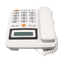 Stolný telefón Sxhlseller s veľkými tlačidlami, drôtový telefón s veľkým displejom, identifikáciou volajúceho, HD hlasitým odposluchom, rýchlou voľbou a vysokou hlasitosťou 5