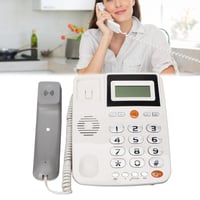Stolný telefón Sxhlseller s veľkými tlačidlami, drôtový telefón s veľkým displejom, identifikáciou volajúceho, HD hlasitým odposluchom, rýchlou voľbou a vysokou hlasitosťou 4