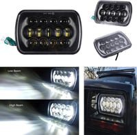 SXMA 5x7 LED Fényszóró Cree Jeep Wrangler YJ Cherokee XJ DRL-lel Pár 5