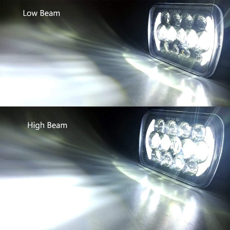 SXMA 5x7 LED Fényszóró Cree Jeep Wrangler YJ Cherokee XJ DRL-lel Pár