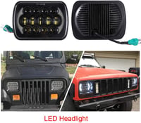 SXMA 5x7 LED Fényszóró Cree Jeep Wrangler YJ Cherokee XJ DRL-lel Pár 2