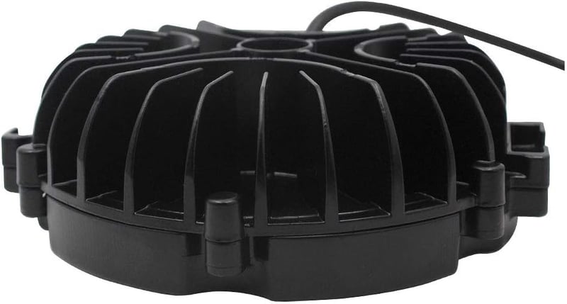 SXMA 7 Inch 51W LED Munkalámpa Kerek Spot Flood Fényszóró Vízálló 4x4 Terepjáró Traktor ATV SUV Fekete