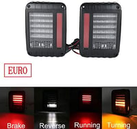 SXMA LED hátsó lámpa Wrangler JK 2007-2017 fékvilágítás irányjelzés pár 3