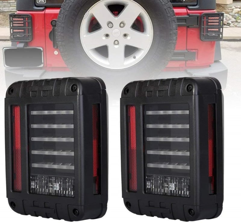 SXMA LED hátsó lámpa Wrangler JK 2007-2017 fékvilágítás irányjelzés pár