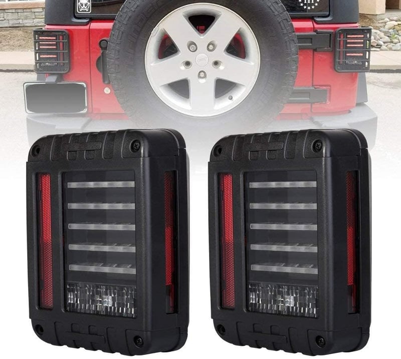 SXMA LED hátsó lámpa Wrangler JK 2007-2017 fékvilágítás irányjelzés pár