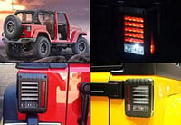 SXMA LED hátsó lámpa Wrangler JK 2007-2017 fékvilágítás irányjelzés pár 7