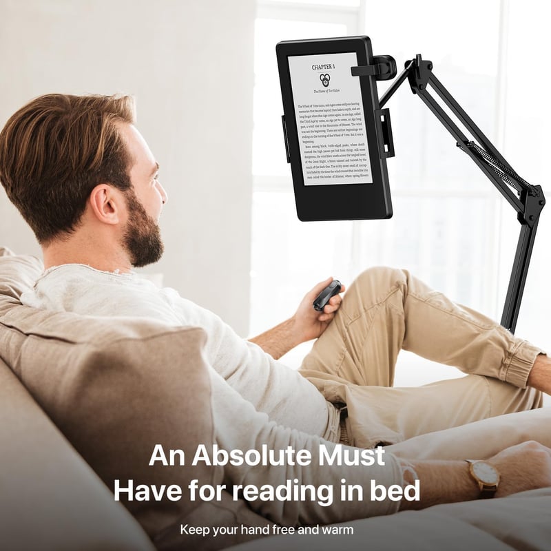Sycelu K2 RF Távirányító E-olvasókhoz - Kindle, Paperwhite, Kobo Kompatibilis Lapozó, USB-C Tölthető, 20m Hatótáv, Fekete