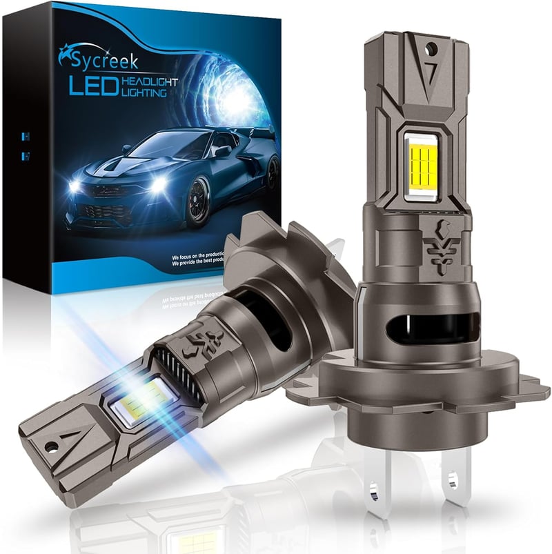 Sycreek H7 LED fényszóró izzó 32000 lm 6000K fehér 120W