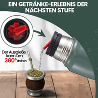 SYGG Yerba Mate Termosz Fedél - 2 Literes, Szivárgásmentes, Kettős Kiöntési Mód, Könnyen Tisztítható, Sokoldalú Használat, Stanley Kompatibi 6
