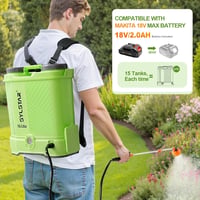 SYLSTAR 12L Elektromos Permetezőgép 5.5 Bar Makita 18V Akkuval Kompatibilis 2