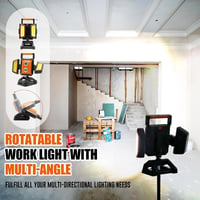SYLSTAR 40W 4000 LM LED Munkalámpa Akkumulátoros Klipsz Mágneses Forgatható 3