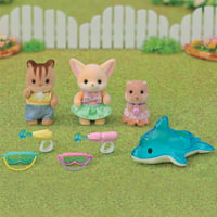 Sylvanian Families 5749 Trio škôlkarských kamarátov pri bazéne – figúrky do domčeka pre bábiky a doplnky 3