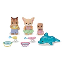 Sylvanian Families 5749 Trio škôlkarských kamarátov pri bazéne – figúrky do domčeka pre bábiky a doplnky 2