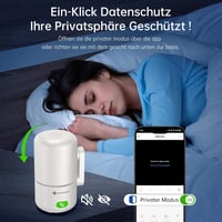 SYMYNELEC 4MP beltéri 360 fokos WiFi megfigyelőkamera, IR éjjellátás, 5GHz 2.4GHz, mozgásérzékelés, háziállat és bébifigyelő, Alexa kompatib 7