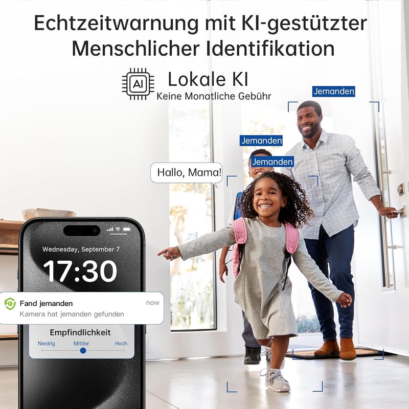 SYMYNELEC 4MP beltéri 360 fokos WiFi megfigyelőkamera, IR éjjellátás, 5GHz 2.4GHz, mozgásérzékelés, háziállat és bébifigyelő, Alexa kompatib