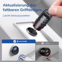 Autonabíjačka Syncwire 60W USB-C + USB-A (PD 30W + QC 30W) – čierna 8