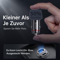 Autonabíjačka Syncwire 60W USB-C + USB-A (PD 30W + QC 30W) – čierna 2
