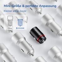 Autonabíjačka Syncwire 60W USB-C + USB-A (PD 30W + QC 30W) – čierna 7
