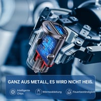 Autonabíjačka Syncwire 60W USB-C + USB-A (PD 30W + QC 30W) – čierna 4