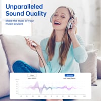 SYNCWIRE AUX kábel 2m – 3,5 mm jack audio kábel pre slúchadlá, iPhone, iPad, Echo Dot, autorádiá a domáce stereosystémy, smartfóny, MP3 prehrávače, nylonový 2
