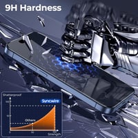 SYNCWIRE iPhone 15 Pro Max üvegfólia 2db 9H keménység teljes képernyő védelem 6