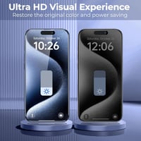 SYNCWIRE iPhone 15 Pro Max üvegfólia 2db 9H keménység teljes képernyő védelem 7