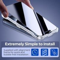 SYNCWIRE iPhone 15 Pro Max üvegfólia 2db 9H keménység teljes képernyő védelem 4