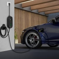 SYNCWIRE Type 2 Elektromos Autó Töltőkábel 5,5m - Állítható Áramerősség (6-16A), LCD Kijelző, IP65 Vízálló, Schuko Csatlakozó, Kábeltartóval 8