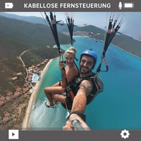 syndesmos Action Cam 4K 60FPS - 40M Vízálló Akciókamera 30MP Felbontással, 2 LCD Kijelzővel, Érintőképernyővel, 64GB Kártyával és Távirányít 7