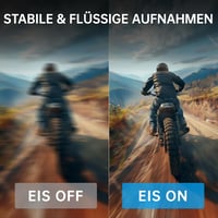 syndesmos Action Cam 4K 60FPS - 40M Vízálló Akciókamera 30MP Felbontással, 2 LCD Kijelzővel, Érintőképernyővel, 64GB Kártyával és Távirányít 6